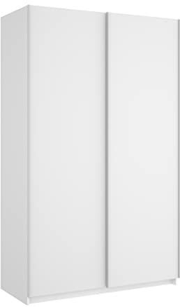 DEKIT GRUPO RIMOBEL Slide Schiebetürenschrank, Holztechnik, Weiß, 204 x 120 x 58 cm