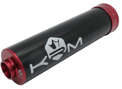 Endschalldämpfer KRM 90-110 schwarz - rot