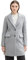 TOM TAILOR Denim Damen 1042882 Mantel mit Reverkragen, 10658-Cement Grey Mélange, L