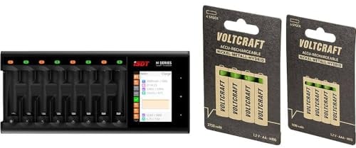 ISDT N8 + HR03 SE + HR6 SE Rundzellen-Ladegerät NiMH, NiCd, NiZn, LiIon, LiHV, LiFePO Mignon (AA), Micro (AAA), 14500,