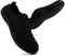UNQWQZ Barfussschuhe Damen Weich Turnschuhe Hallenschuhe Atmungsaktiv Laufschuhe Trainlaufschuhe Bequem Sportschuhe Barfußschuhe Fitnessstudio rutschfest Schwarz 40
