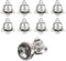 Tofficu 20 Stück Glöckchen Kleine, Glöckchen zum Basteln, deko Glocken Weihnachten, Kleine Glöckchen mit Öse, Haustier Glocken Weihnachten - 21mm