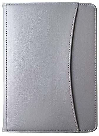 Spot for Kobo - Custodia in pelle per e-book Aura One 7,8 N709, con ventosa magnetica, colore: Argento