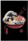 Vincent Trinidad Great Ramen Wave Maxi-Poster – schwarzer Holzrahmen