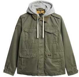 Superdry Herren Rookie Feldjacke mit Kapuze