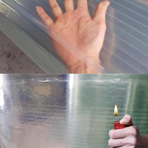 Polycarbonate Sheets Polycarbonate Roof Sheet, Lightweight, Clear Plastic Sheet, Transparent, Durable, Pergola Roof Covering, UV Protection, For Roofs, Carports, Canopies, Conservatories And(1.5 x 6m(