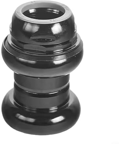 Honseadek Gewinde für Fahrrad-Headset, 2,5 cm (1 Zoll), mit 22,2 mm Lager, kompatibel mit festem Getriebe und Rennradmodellen, CNC-verarbeitet (Black SKU)