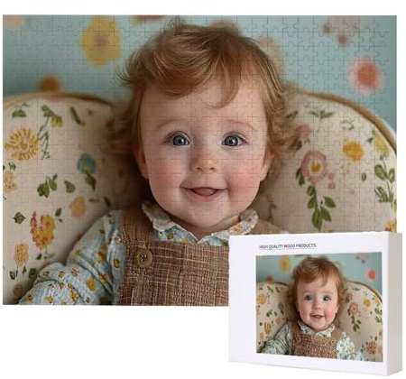 Personalisiertes Puzzle mit eigenem Foto - 1000/1500/2000/3000/4000/5000/6000 Teile: Gestalte selbst Puzzle, Adult Fotopuzzle - für Mama, Wedding, Familie zum Geburtstag Geschenke (1000 Teile) z-45