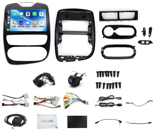AutoZenith Radio de coche CarPlay adecuada para Renault Clio 4 2012-2019 GPS estéreo
