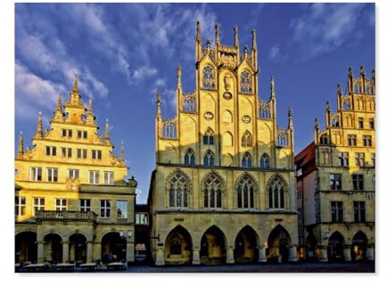 1000 Teile，Münster - Das Rathaus，Jigsaw Fun Game Spielzeug Lernspielzeug Für Erwachsene（38x26cm）-AV6