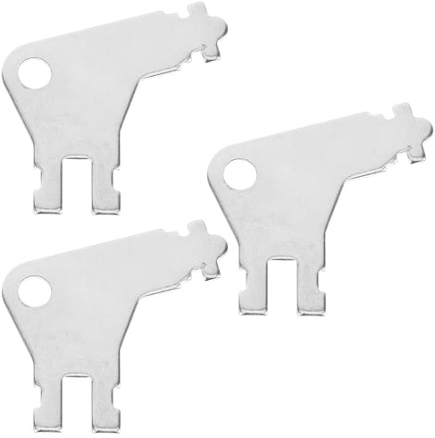 Adorainbow 3 Stück Metall Spenderschlüssel für Toilettenpapierspender 50504 – Ersatzschlüssel für Papierhandtuchspender Schlüssel für Gewerbliche Wc Spender