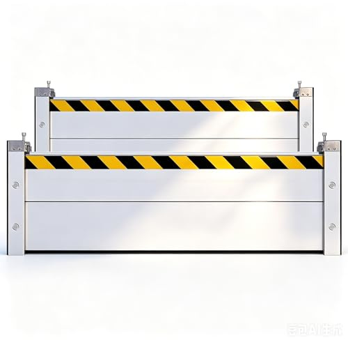 Genérico Barrera contra Inundaciones Garaje, Reutilizable Deflector de Barrera contra Inundaciones, Barrera de Aleación de Aluminio de Defensa contra Inundaciones en Puertas,01,110 * 40cm