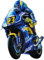 alles-meine.de GmbH Wandtattoo/Sticker/Fensterbild - Motorrad Biker Nr. 23 - Rennmotorrad Superbike - Wandsticker Aufkleber für Kinderzimmer - Jungen - Wandaufkleber + Fenste..