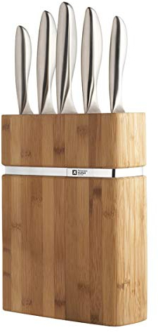 Richardson Sheffield Forme - Bloc Bamboo 5 couteaux de cuisine