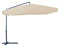 Linea Garden Friend Ombrellone da giardino, 3x3 x 3h mt braccio laterale Struttura in acciaio Con manovella Copertura in poliestere 180 gr/m² colore écru