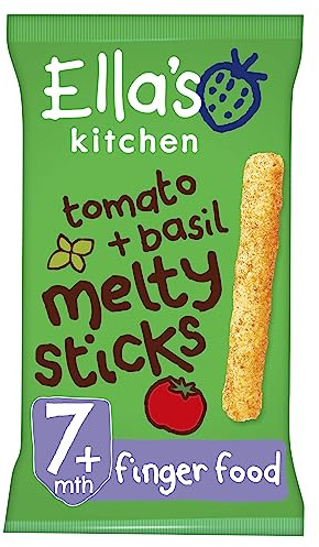 Ella's Kitchen Tomato and Basil Melty Sticks, 16g