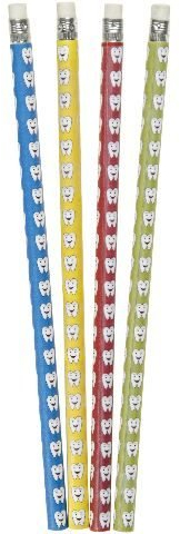 Schnooridoo 12 x Bleistifte Zahn Zahnfee Kindergeburtstag Mitbringsel Give Away