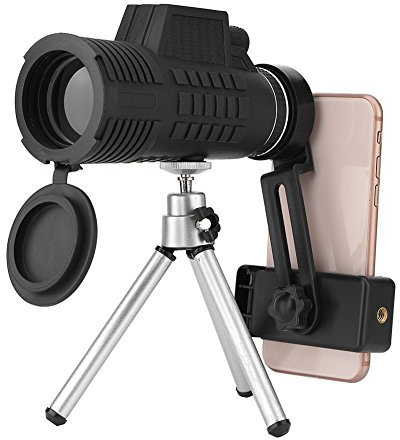 Telescopio monocular, súper Claro HD Compacto de Alta Potencia de 50x 60mm monocular con Enfoque Dual Zoom para Adultos, Alcance de visión Nocturna a Prueba de Agua Impermeable a Prueba de Niebla
