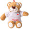 TE-Trend Plüsch Teddybär Gute Besserung Teddy Genesungsgeschenke Bär Glücksbringer Kuscheltier T-Shirt Alles Gute 24cm Braun