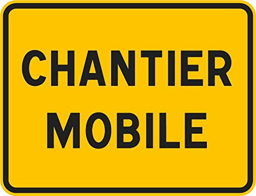 Panneau PVC 5mm 15x20cm Chantier Mobile