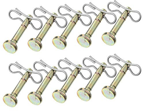 Angoily 1 20 Stück Scherstift Scher Cotter Scherbolzen Aus Edelstahl Ersatzteile Für Schneefräsen Ersatzsplinte Haarnadel Schneefräse Gebläsekeil Metall Schere Klinge