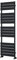 Milano Lustro Black Flat Panel Heated Towel Rail - 1500mm x 450mm