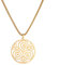 VASSAGO Keltische Spiralknoten-Halskette, dreifache Spirale, Triskele, keltische Anhänger-Halskette, Spiral-Trinity-Knoten-Halskette, viel Glück, irische keltische Knoten-Halskette, Amulett, Schmuck