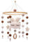 Baby Mobile, sitengjun Baby Mobile Holz, Hängende Bettglocke Hase, Baby Mobile Windspiel mit Filzbällen, für Kinderzimmer Kinder Bett Dekor (Weiß)