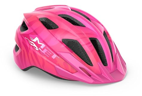 MET - Crackerjack Children's Cycling Helmet In Pink One Size (52-57 cm)
