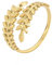 kkjoy Blattring Edelstahl Natur Pflanze Serie Ring Verstellbare Offene Fingerringe Ast Ring Blätter Wrap Fingerring Schmuck für Frauen Mädchen