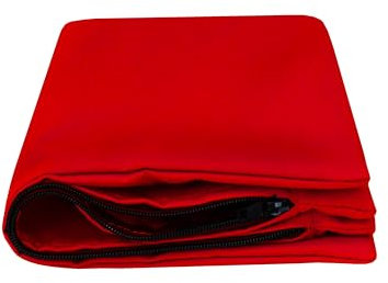 POKAR Bezüge für Palettenkissen Wasserabweisend Palettenauflagen Palettenmöbel Palettensofa, Deko-Kissen 40x40, Rot