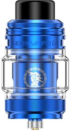Z Fli Tank | Original GeekVape Z Fli Tank 5.5ml Electronic Cigarette Atomizer Top Airflow Leakproof Fit Z Coil Zeus Dual Glass Vaporizer (No Liquid NO Nicotine) (Z Fli Tank Blue)