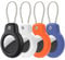 SPGUARD Compatible with Apple AirTag Secure Holder With Wire Cable,Air Tag Lock Case Keychain Key Ring Key Chain Luggage tag For Keys, Luggage & More