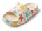 JOMIX Tongs Femme Imprimé Chaussons d'été en Caoutchouc Claquettes Femme pour Maison Douche Piscine Plage (Étoiles, 38-39)