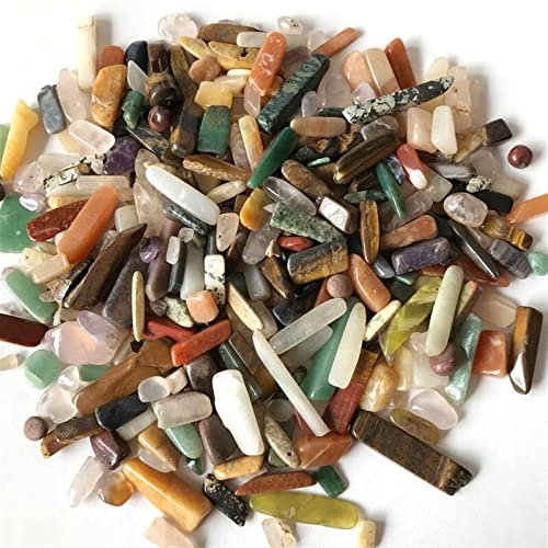 IDUTQUMW 1000 g natürlicher gemischter Quarzkristall-Stein, Kies, Behälter, Dekor, Natursteine ​​und Mineralien