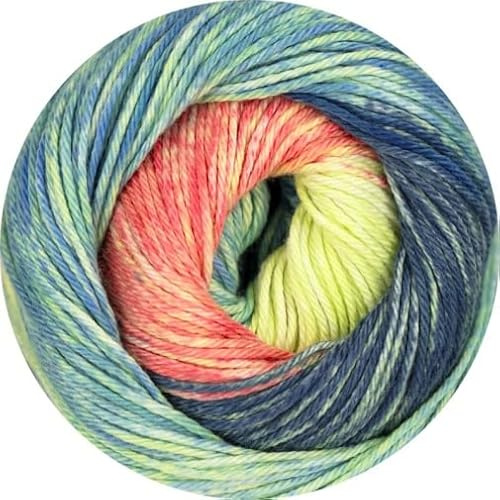 ONline Linie 165 Sandy Design Color 100g 360 - dunkelböau//gelbgrün/koralle/blau