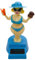 kesurpae Car Solar Powered Toy Dancing Figures Swing Women Interior Ornaments Car Ornament ABS Car Decor Very Cute. Safe, blue