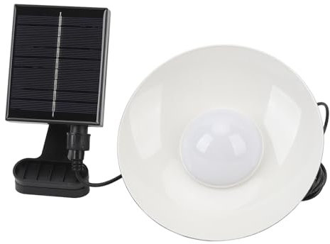 Solar-Schirmleuchten, Ferngesteuerte Timer-LED-Terrassenleuchten für 6 Fuß Bis 10 Fuß Große Gartenschirme, 4 Helligkeitsstufen, 3 Lichtfarben, mit Solarpanel und 1200 MAh-Akku,