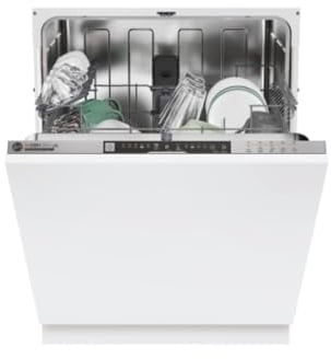 Hoover H-DRY 300 LITE HI3E9E0S-80 Fully Integrated Standard Dishwasher - Silver Control Panel with Fixed Door Fixing Kit - E Rated