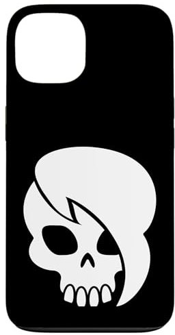 iPhone 13 Skull with Emo Haircut Case
