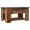 vidaXL Table Basse Vieux Bois 79x49x41 cm Bois d'ingénierie, Table Basse à Dessus relevable, Table d'appoint, Table de Salon, Table Basse relevable
