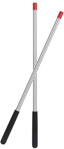 GarageSpringF2C - One Pair Upgrade Garage Torsion Spring Winding Rods, Winding Bars with Non-Slip Handle for Adjusting or Replacing Garage Door Tension Springs - Size 17.3