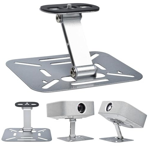 Eroshoo Support de projecteur Multifonction pour vidéoprojecteur, Rotatif à 360°, pour projecteur avec Interface à vis 1/4