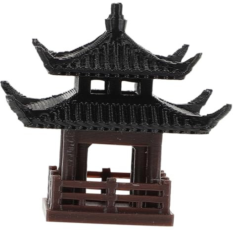 VICASKY Antike Architektur Miniatur-pavillon-Modell 3D-gedruckt 3D-Bonsai-pavillon Realistisches Für Das Wohnzimmer