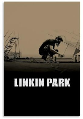 Sumooa Linkin Poster Park Music Vintage Rock Band Poster Für Zimmer, Ästhetische Leinwand-Wandkunst, Schlafzimmer-Dekor Poster 12x18inch(30x45cm)
