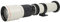 Rankomu Teleobiettivo F8F32 con messa a fuoco manuale, ingrandimento 2x, messa a fuoco fissa, compatibile con fotocamere reflex Canon EFS Mount, bianco
