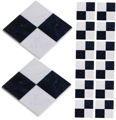 BESPORTBLE 54 Teilige Puppenhaus Bodentapete Miniatur Simulations Holzboden Puppenhaus Boden DIY Miniatur Holzboden Für Modell