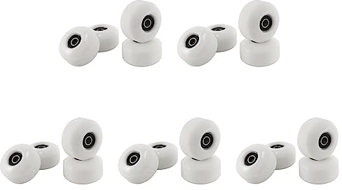 ClAZTyict Skateboardräder mit Lagern 52X30mm Street PU Skateboardteile Cruiser Longboard (20Er Set)