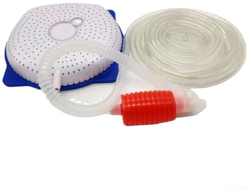 Aprilsunnyzone Pool Cover Siphon Drain Pump Non Electric System For Above Ground Swimming Pools Includes Hand Squeeze Pump Siphon Tube And 16 Foot Drain Hose