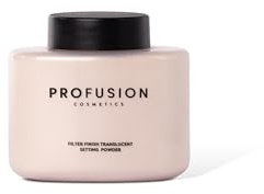 Profusion Cosmetics Loose Setting Powder - Long Lasting Soft Blur Makeup | Lightweight, Fragrance-Free, Paraben-Free, Silky Smooth, All-Day Confidence, Vegan, Filter Finish, Translucent Setting Powder